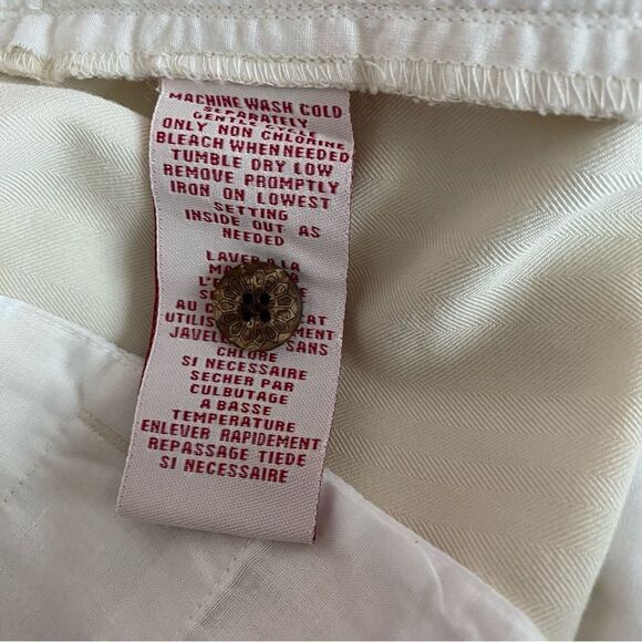 Caribbean Joe Cream Dressy Shorts Pleated Front - Picture 12 of 12